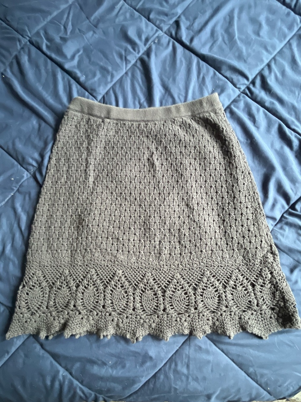 Athleta Crochet Knit A-Line Skirt